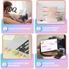 Translucent Sticky Strips 6Pcs/Set Assorted Color Index Tabs Writable Repositionable Colorful Tabs Morandi Colored Book Page Marker Labels