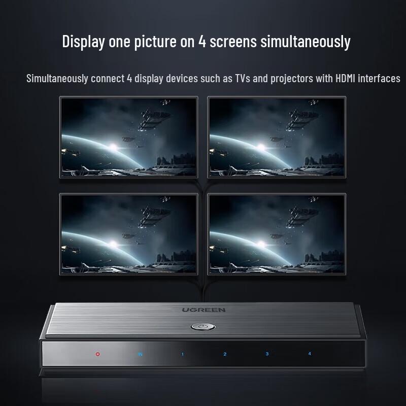 UGREEN CM187 4K 60Hz 1-in-4-out HDMI Splitter