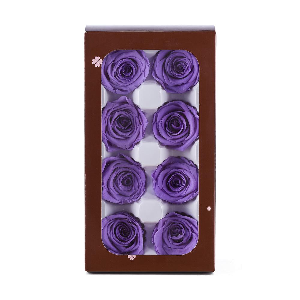 Eternal Flower Gift Box Set 2-6cm Handmade Rose Decorative Flowers, DIY Gift Flower Box