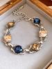 Retro Zircon Adjustable Bracelet Exquisite Stylish Wrist Jewelry For Women Personalized Design Women's Bracelet 2026 Gifts