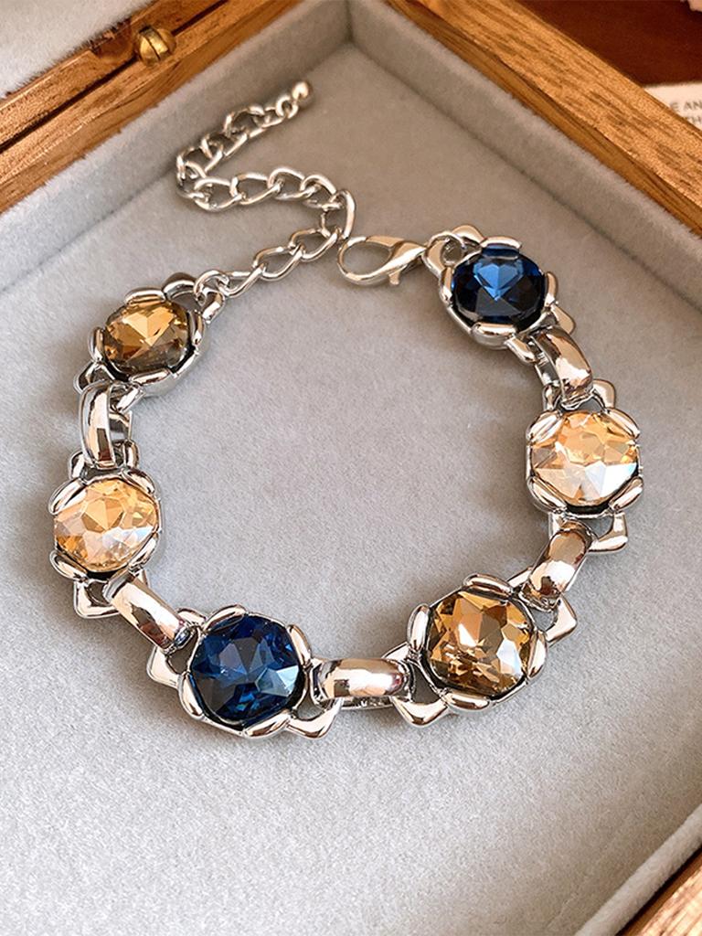 Retro Zircon Adjustable Bracelet Exquisite Stylish Wrist Jewelry For Women Personalized Design Women's Bracelet 2026 Gifts
