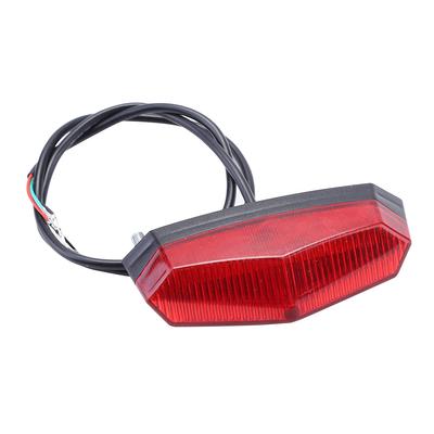 Luzes Traseiras para Bicicleta Elétrica 12V-80V Lâmpada Traseira LED Lâmpada de Aviso de Segurança Para E-scooter Ebike Luzes Traseiras de Aviso Acessórios de Bicicleta