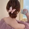 Fairy Butterfly Hair Claw Acetate Crab Hair Clip Fluffy Summer Sweet Princess Shark Clip Women Girls Hairpin Hair Accessories