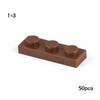 50pcs Plate 1x3 3623 Compatible with Famous Brand Building Block Classic Building Blcok Toys MOC DIY