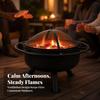 Outdoor Fire Bowl with Cooking Grate Long-Lasting Grill