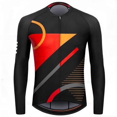 Men Breathable Long Sleeve Cycling Jerseys MTB Bicycle Cycling Clothing Spring Autumn Maillot Ciclismo Mountain