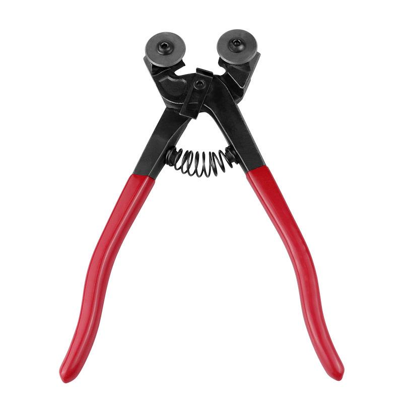Mosaic Double-Wheel 8-Inch Round and Flat-Nose Pliers for DIY Tile Cutting