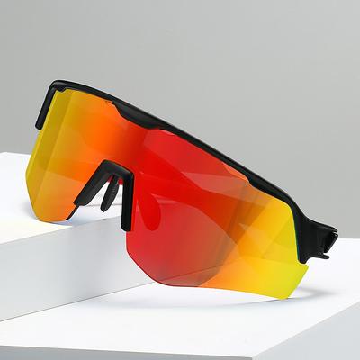 Large-Framed One-Piece Sunglasses  Bicycle Goggles Windproof Sports Outdoor Suitable For Both Men And Women