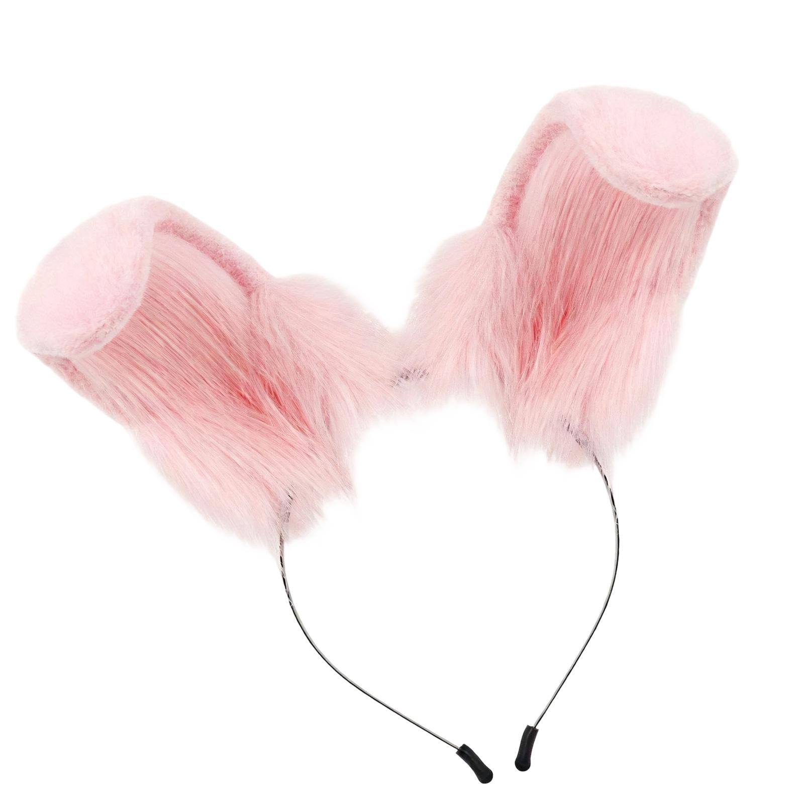 Adorable Furry Ear Cosplay Headband Unique Design Cosplay Hairband Perfect for Role Playing Event and Anime Gatherings 1