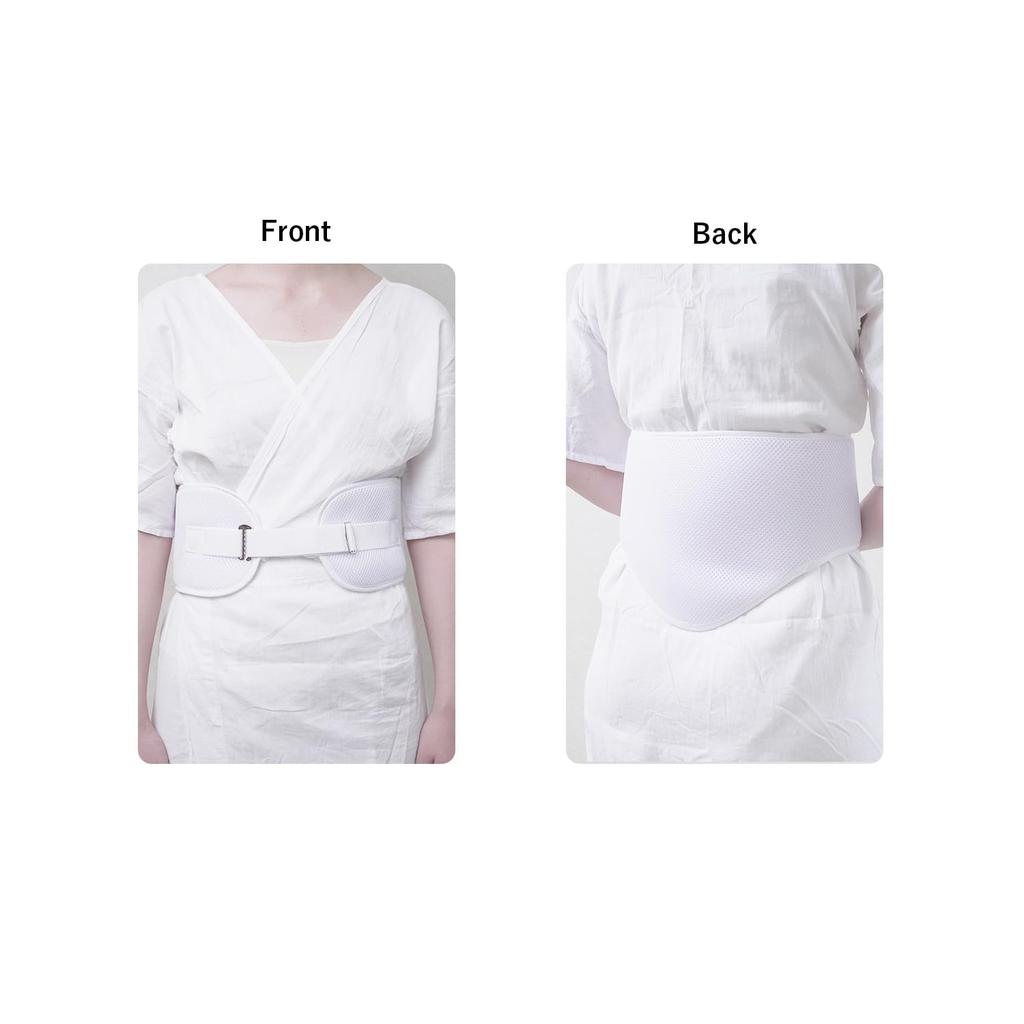 Shapewear Waist Hip Elastic Fits Beautiful Stays Dry and Comfortable [Amemari] Pads, Pads, Pads, White, Mesh, Belt, One-Touch, Corrective, Adjustable,