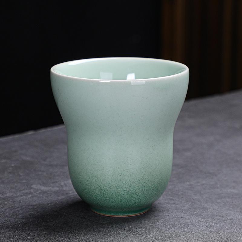 Coarse Pottery Master Cup Teacup Single Cup Large Japanese Retro Ceramic Tea Cup Gilt Glaze Drinking Coffee Cup Water Cup