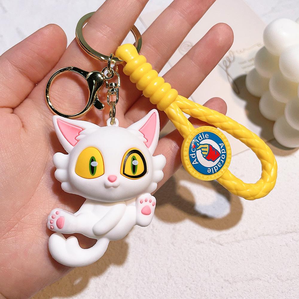 Kawaii Suzume No Tojimari Daijin Cat Keychain Figure Anime Action Figure Desktop Doll Collection Toy for Kid Gift