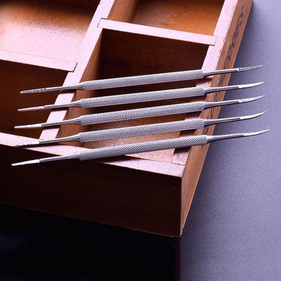 Stainless Toe Nail File Double Ended Pedicure File Satin Edge Ingrown Toe Nail Lifter Onychomycosis 