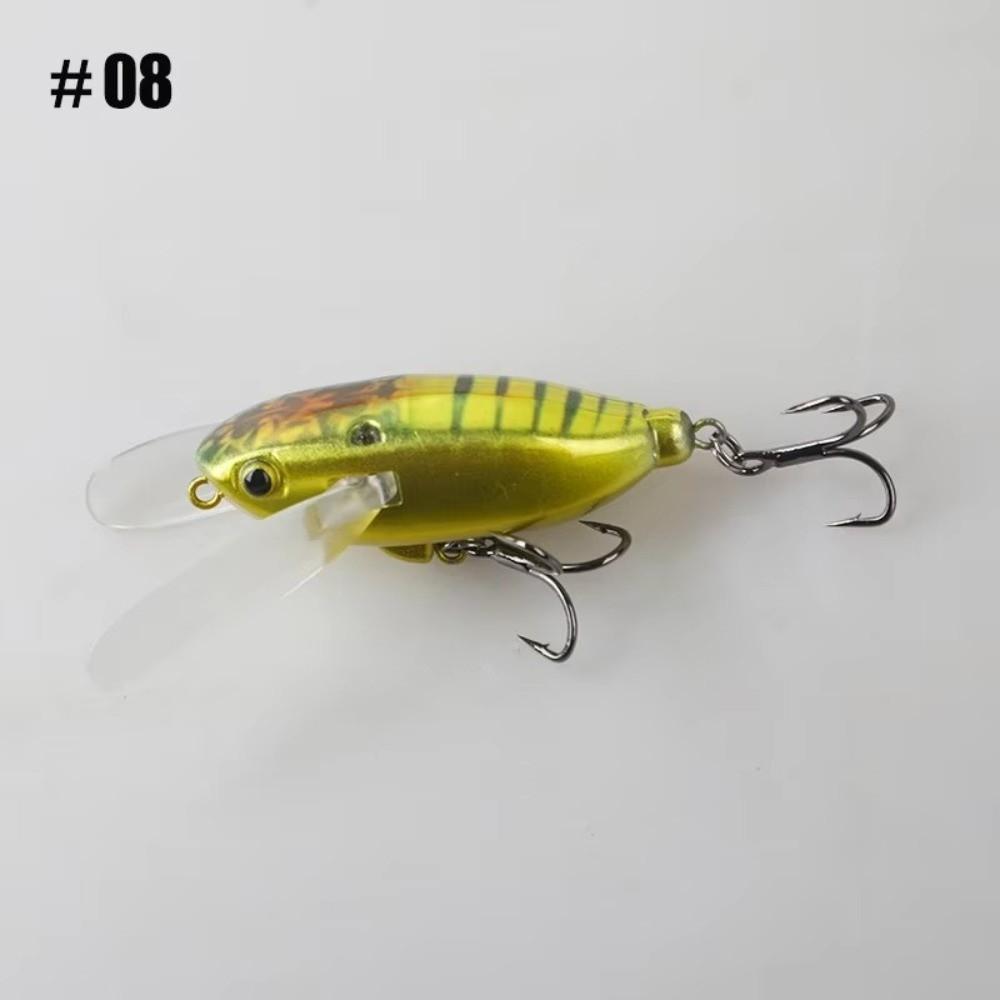 6.5g Topwater Fishing Lure Floating Type Cicada Fishing Lure NEW Crawling Surface Lure  For Bass