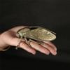 Durability Solid Brasses Cicada Figurine Heavy Type Decorative Oxidation Resistant Home Sand Table Decoration Accessory