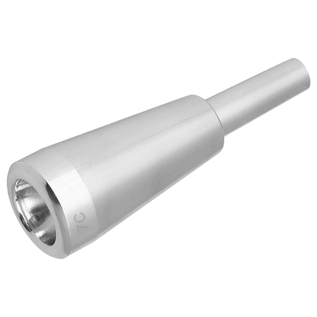 3C/5C/7C Trumpet Mouthpiece Stainless Instrument Mouthpiece Bright Tone Woodwind Musical Instrument Performance Parts