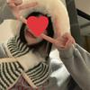 Striped plush hat scarf integrated female winter Korean version showing a small face cycling cold-proof knitted ear protector Lei Feng hat tide