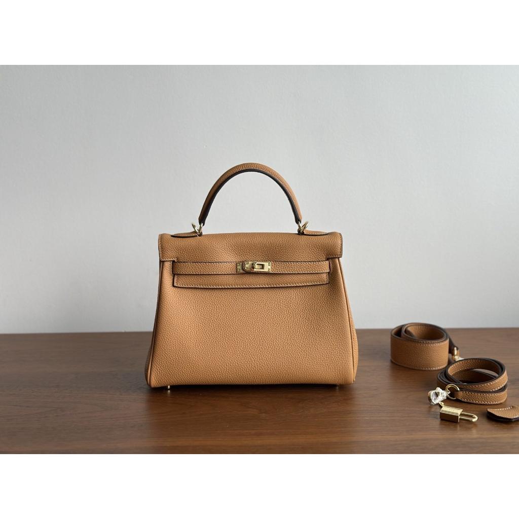 Kazilan Kelli Togo skóra klasyczna modna torebka Kelly wysoki styl na ramię listonoszka torebka damska