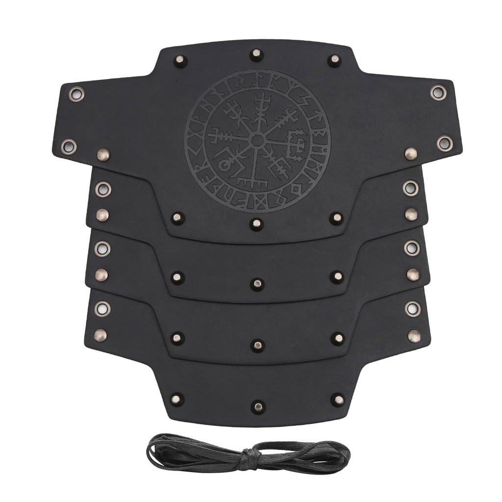 Men Totems Gauntlet Studs Wristband for Parties, Festivals Industrial Age Costume Brown Medieval Cosplay Gauntlet