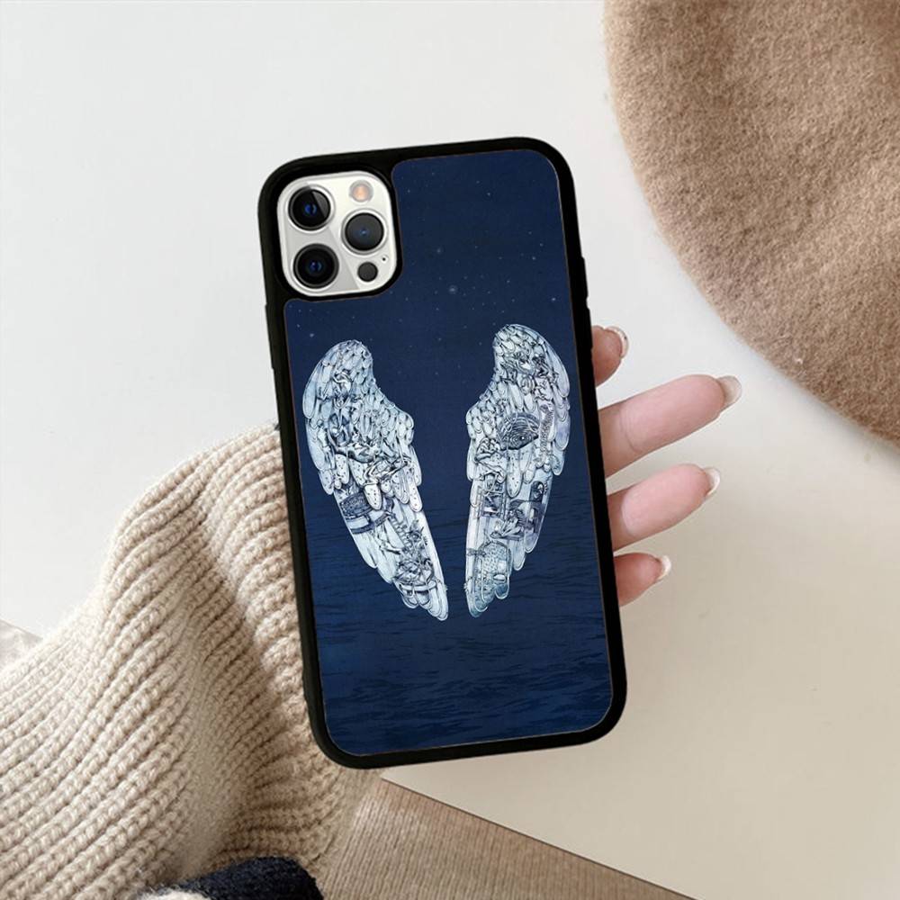 Moon Music Coldplay Band PC+TPU Phone Case For IPhone 17 16 15 14 PRO MAX 11 12 13 PLUS MINI Cover