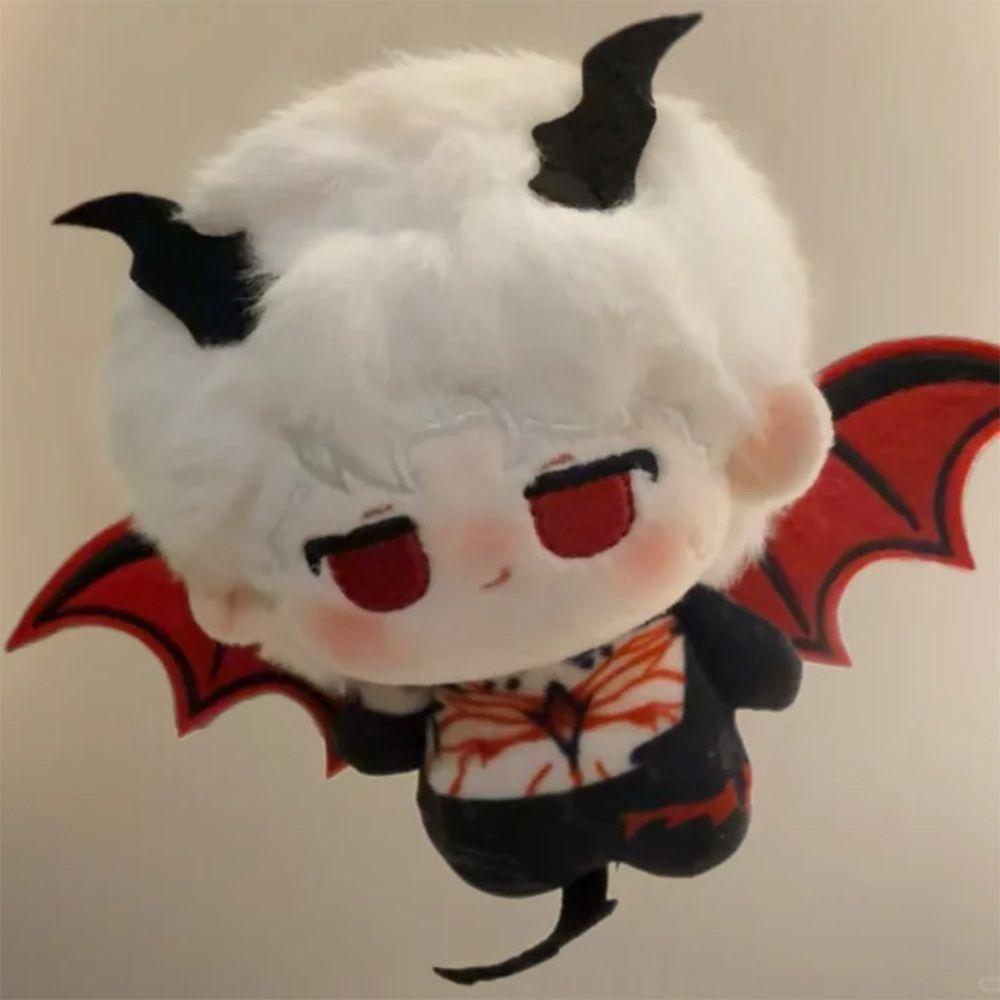 Neue 10cm Liebe Und Tiefraum Sylus Plüschpuppe Silberner Flügel Teufel Cosplay Anime Niedlicher Plüschtier Rucksack Schlüsselanhänger Anhänger Weihnachten Geschenke 10cm
