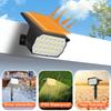 Solar Landscape SpotLights Outdoor 52 LED Tricolor Solar Powered Wall Light IP65 Waterproof 2-in-1 Garden Yard Driveway Walkway