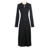 S Family 2024 Autumn French Niche Ribbed Knit Hollow-out Slim Dress
