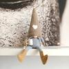 Gnomi di Natale Caffè Peluche Fatto a Mano Tomte Svedese Decorazione Scandinava per Casa Cucina Tavolo Mensola Fattoria Regalo