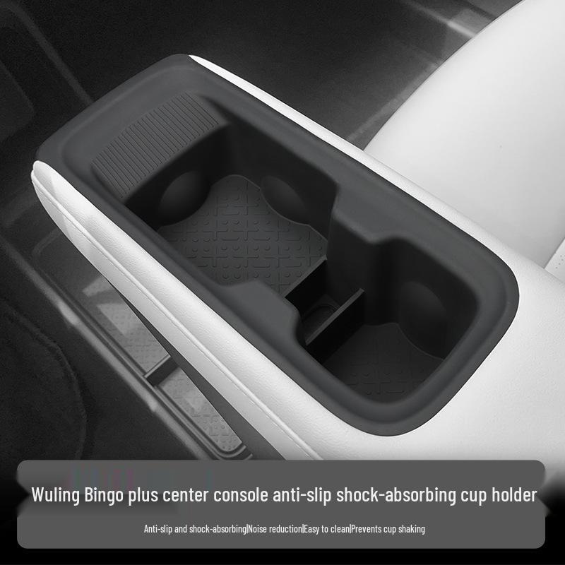 Bingo PLUS Anti-Slip Car Cup Holder Cover for Center Console Protection & Interior Decoration
