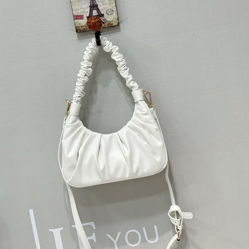 Premium Sense Bag Women's Niche Cloud Bag Autumn and Winter New Trendy Women's Bag Wrinkled Single Shoulder Cross Armpit Bag Tide