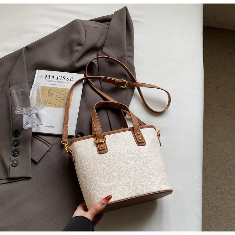 

Премиальная женская сумка, новая весенняя, на плечо, женская сумка, текстурная, модная, сумка-мессенджер, женская сумка-ведро