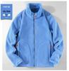 Boys and Women's Double-Sided Coral Fleece Jacket - Warm, Thickened Autumn/Winter Cardigan for Outdoor Use