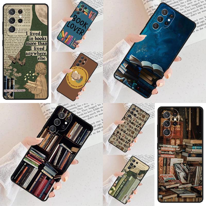 Book Lover Case Cell Phone Case for Samsung Galaxy S26 Ultra S25 S24 S23 S22 S21 S20 Note10 Cover