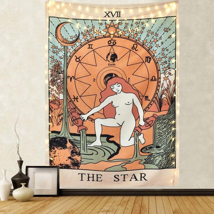 Tarot Tapestry Star Medieval 75x100
