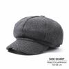 Solid Color Beret Hat Windproof Painter Caps Fashion Newsboy Hat  Autumn Winter