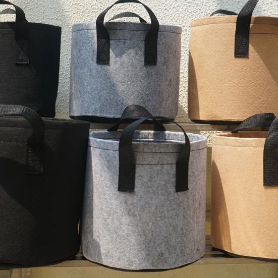 5 Gallonen Anzuchtsack Vliesstoff Atmungsaktiver Gartentopf für Sack mit Griffen Innen Außen