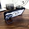 Shockproof Armor Transparent Magnetic Phone Case For iPhone 16 15 14 13 12 Pro Max Plus 11 For Magsafe Adsorption Cover