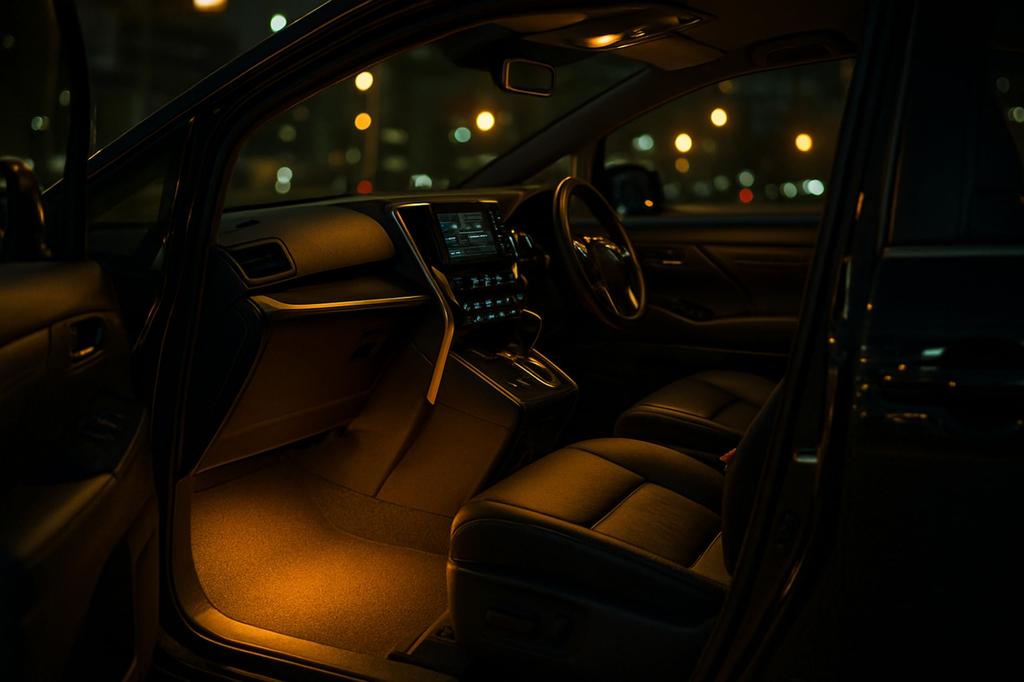 Carmate Billede LED-list Ambient Light Set med Fjärrkontroll RGB Fotbelysning LZ7K Set, 600 mm, 4, Ingår, Tillbehör,