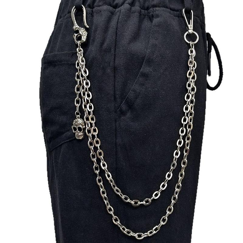 

Панк Металл Паутина Скелет Подвеска Поясная Цепь Многослойная Джинсовая Цепь Хип-Хоп Цепь для Брюк Аксессуары для Одежды Подарки A2