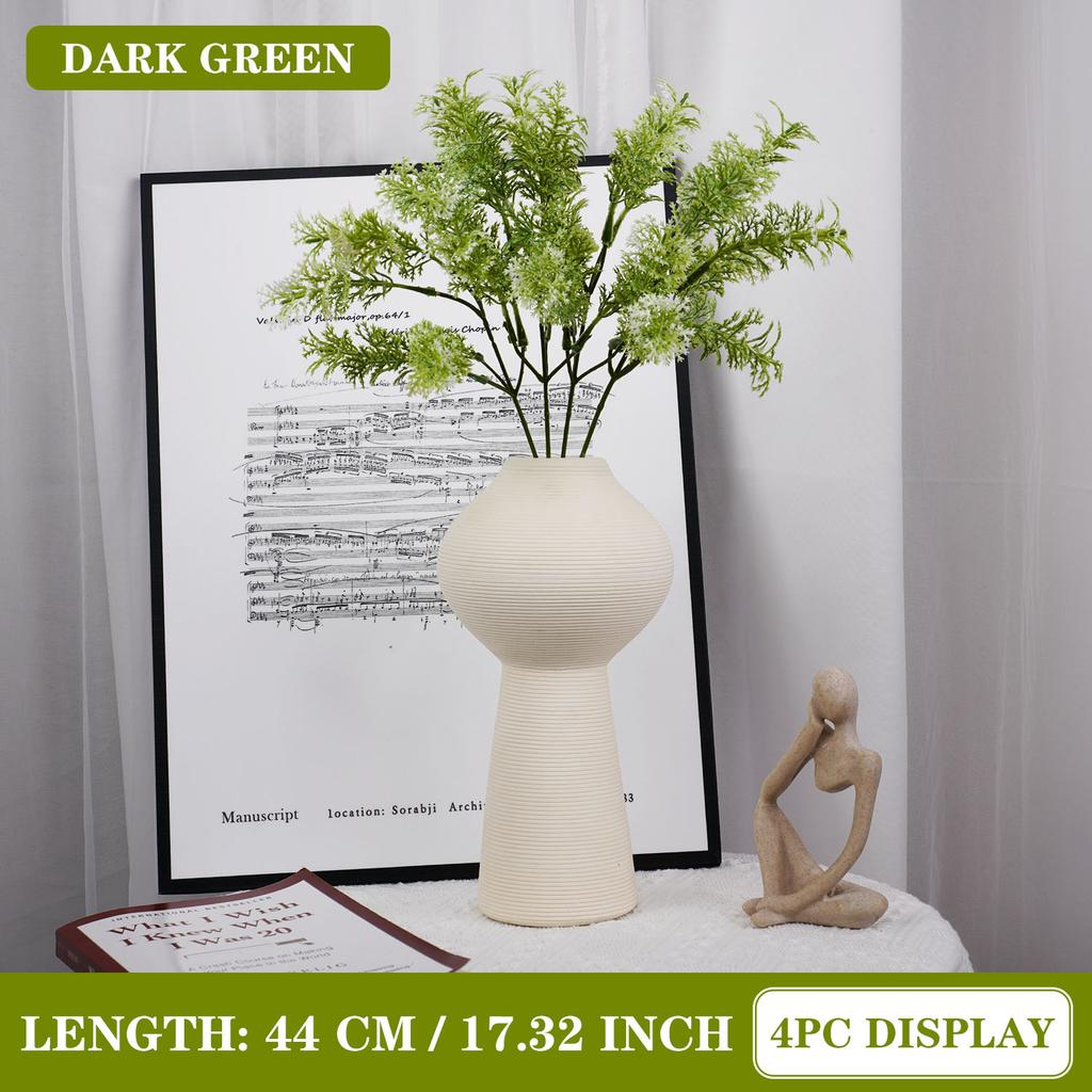 3/6PCS Artificial Plants Silk Coral Mistletoe Grass Bouquet Home Table Garden Decor Fake Wedding Christmas DIY Accessories