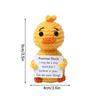 Cute Crochet Animals Ornament Frog Sea Turtle Duck Fox Ornament Desk Accessories Hand-knitted Figurine Finished Crochet Doll