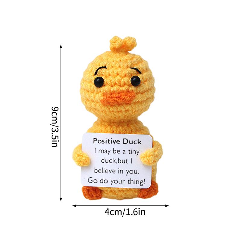 Cute Crochet Animals Ornament Frog Sea Turtle Duck Fox Ornament Desk Accessories Hand-knitted Figurine Finished Crochet Doll