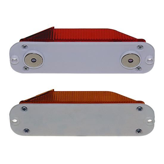 Solar Powered Flashing Warning Safety Strobe Light Enhanced Visibility LED Flashing Beacon for Trucks Barriers
