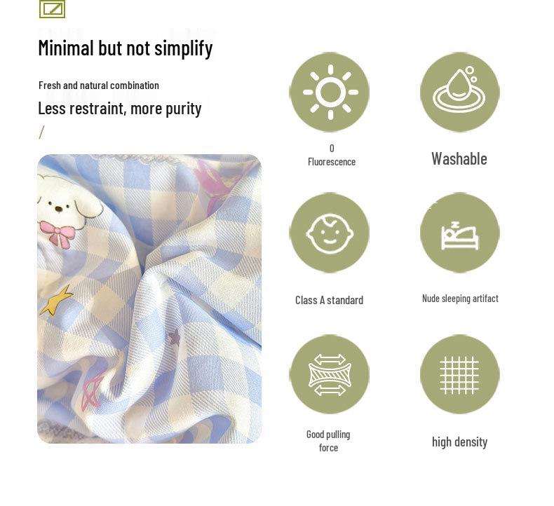 New A-Type Summer Cooling Quilt - Lightweight Single & Double for Dorms, Kids & Gifts