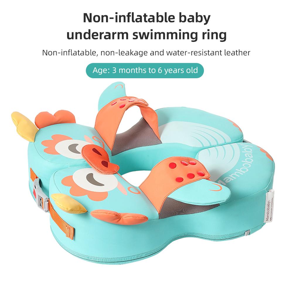 Mambobaby Baby Swim   Non-inflatable Waterproof Baby Swimming     Kids Swim Trainer for 3-72 Months Baby Boys Girls Infant Pool   Swimm