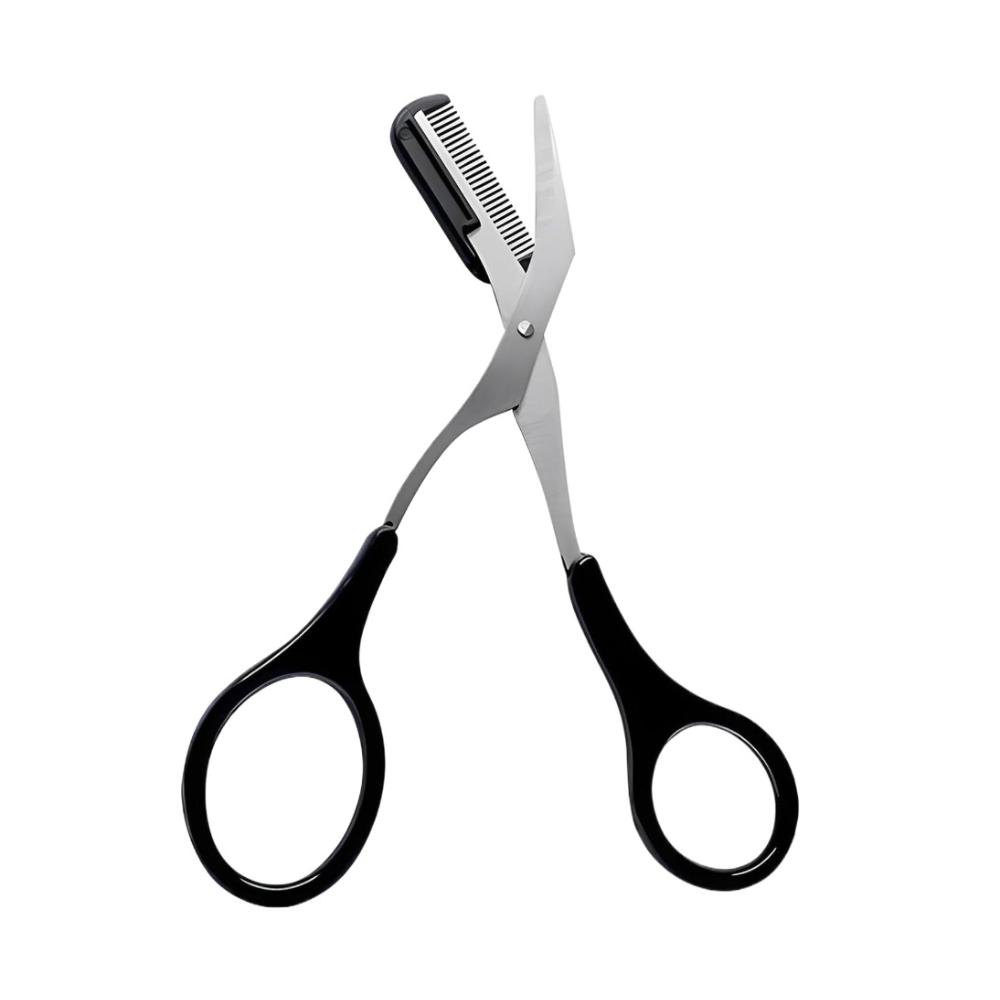 1/3pcs Eyebrow Trimming Tools Stainless Steel Eyebrow Tweezer Scissors with Comb Razor Beauty Tool Set