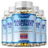 Hochreine Magnesiumglycin-Kapseln, 500 mg, Vitamin D3, Zinkkomplex-Formel, schützt die Knochen- und Gelenkgesundheit.
