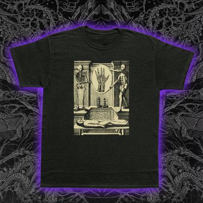 Altar of the Reaching Hand T-Shirt Mens Womens Tees Top Occult Anatomical Gothic Vintage Art Macabre