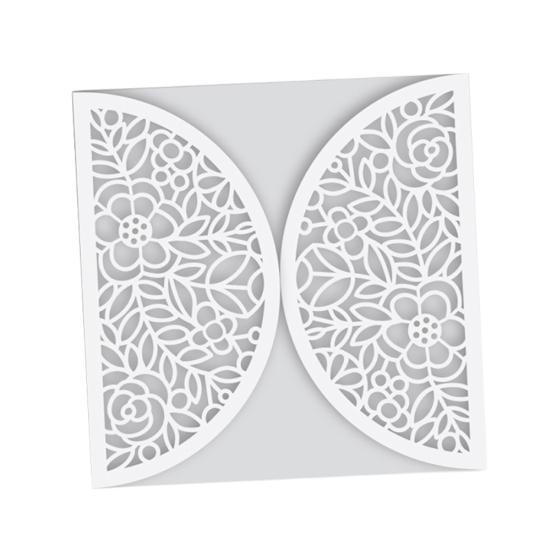 

Полукруглый цветок Металлические штампы для резки DIY Скрапбукинг Бумага Карты Альбом Трафарет серебряный