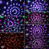 Litake LED Mirror Ball Disco Light for Home Use, 7 Colors RGB, Rotating, Remote Control, Voice Activation, Multi-Color Changing, Club, Party, Stage Li